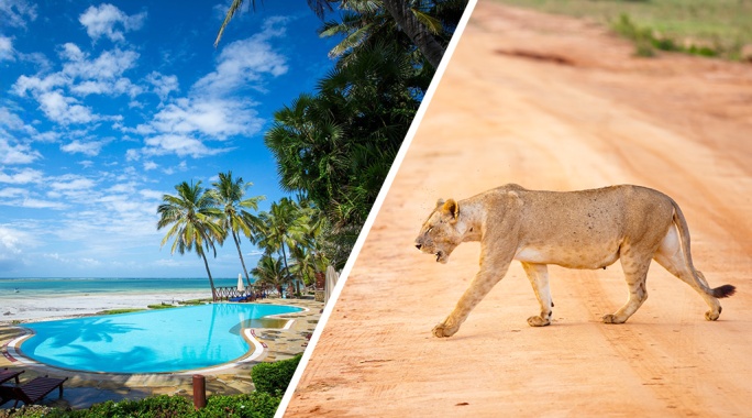 Ôcombiné - Voyager Beach Resort 4* & Safari 2 nuits dans le Tsavo, Séjour Kenya par Ôvoyages Ôcombiné - Voyager Beach Resort 4* & Safari 2 nuits dans le Tsavo, Séjour Kenya par Ôvoyages