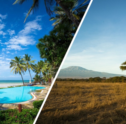 Ôcombiné - Voyager Beach Resort 4* & Safari 3 nuits à Amboseli et Tsavo, Séjour Kenya par Ôvoyages Ôcombiné - Voyager Beach Resort 4* & Safari 3 nuits à Amboseli et Tsavo, Séjour Kenya par Ôvoyages