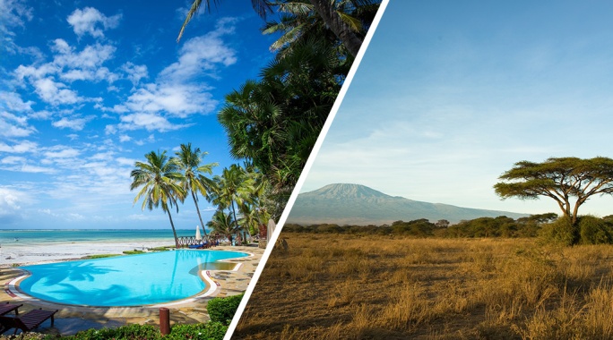 Ôcombiné - Voyager Beach Resort 4* & Safari 3 nuits à Amboseli et Tsavo, Séjour Kenya par Ôvoyages Ôcombiné - Voyager Beach Resort 4* & Safari 3 nuits à Amboseli et Tsavo, Séjour Kenya par Ôvoyages