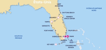 Ôcircuit Evasion - De la Floride à Key West & Croisière aux Bahamas, Combiné Etats-Unis, Floride, Miami par Ôvoyages Ôcircuit Evasion - De la Floride à Key West & Croisière aux Bahamas, Combiné Etats-Unis, Floride, Miami par Ôvoyages